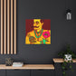 "A Frida Kahlo-Inspired Canvas Print of a Fool's New Beginnings" by PenPencilArt