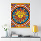 "Vibrant Peter Max-Inspired Sun Art Prints" by PenPencilArt