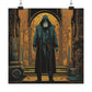 "Neo-Figurative Cyberpunk Style Hermitin Poster Print" by PenPencilArt