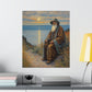 "Claude Monet Inspired Hermit Poster Print - Home Decor Art". by PenPencilArt