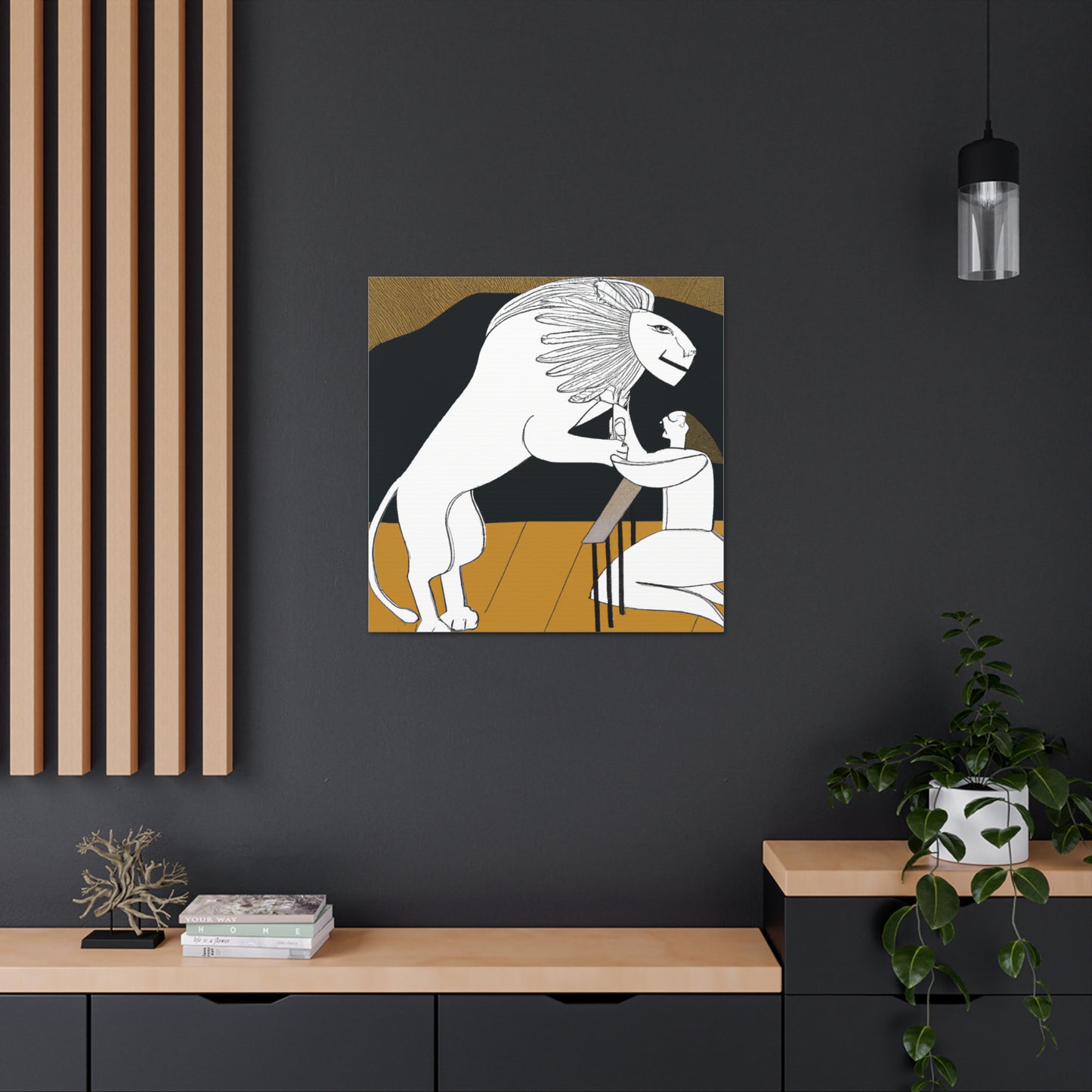 "Kazimir Malevich-Inspired Canvas Print: Show Your Strength in Style" by PenPencilArt