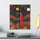 "Art Inspired by Yayoi Kusama: The Hermit Poster Print" by PenPencilArt