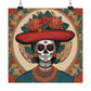 "Frida Kahlo-Inspired 'Death' Decorative Poster Print" by PenPencilArt