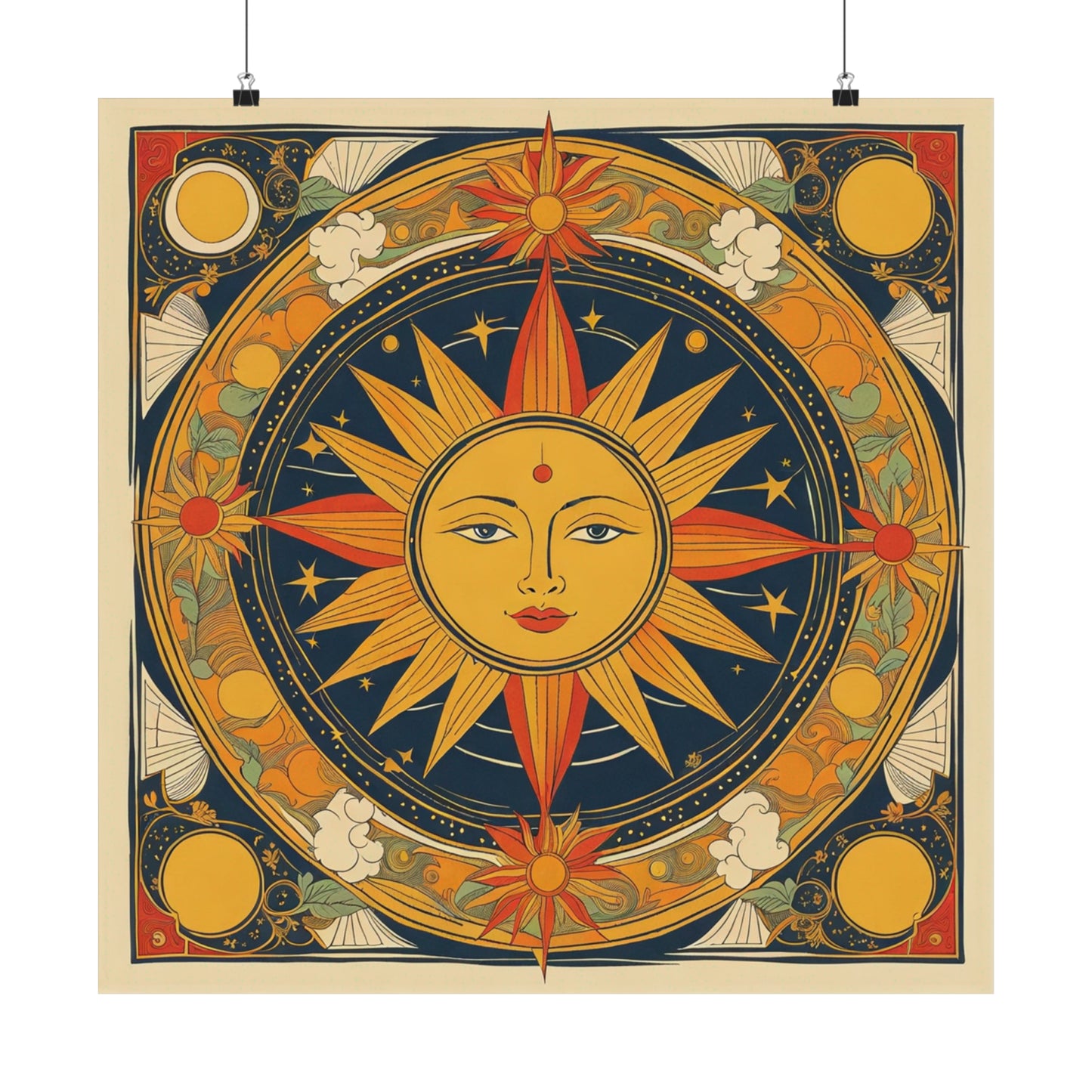 "Nara Yoshimoto-Inspired 'The Sun' Poster Print" by PenPencilArt