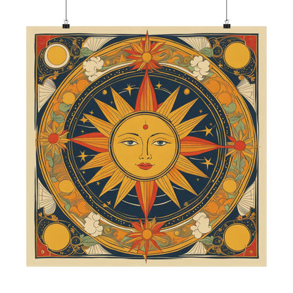 "Nara Yoshimoto-Inspired 'The Sun' Poster Print" by PenPencilArt