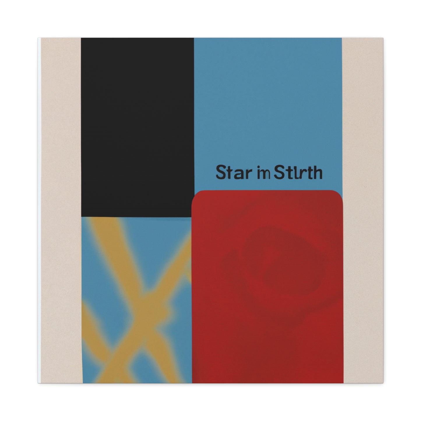 "Mark Rothko-Inspired Strength Canvas Prints: A Bold & Stylish Display" by PenPencilArt