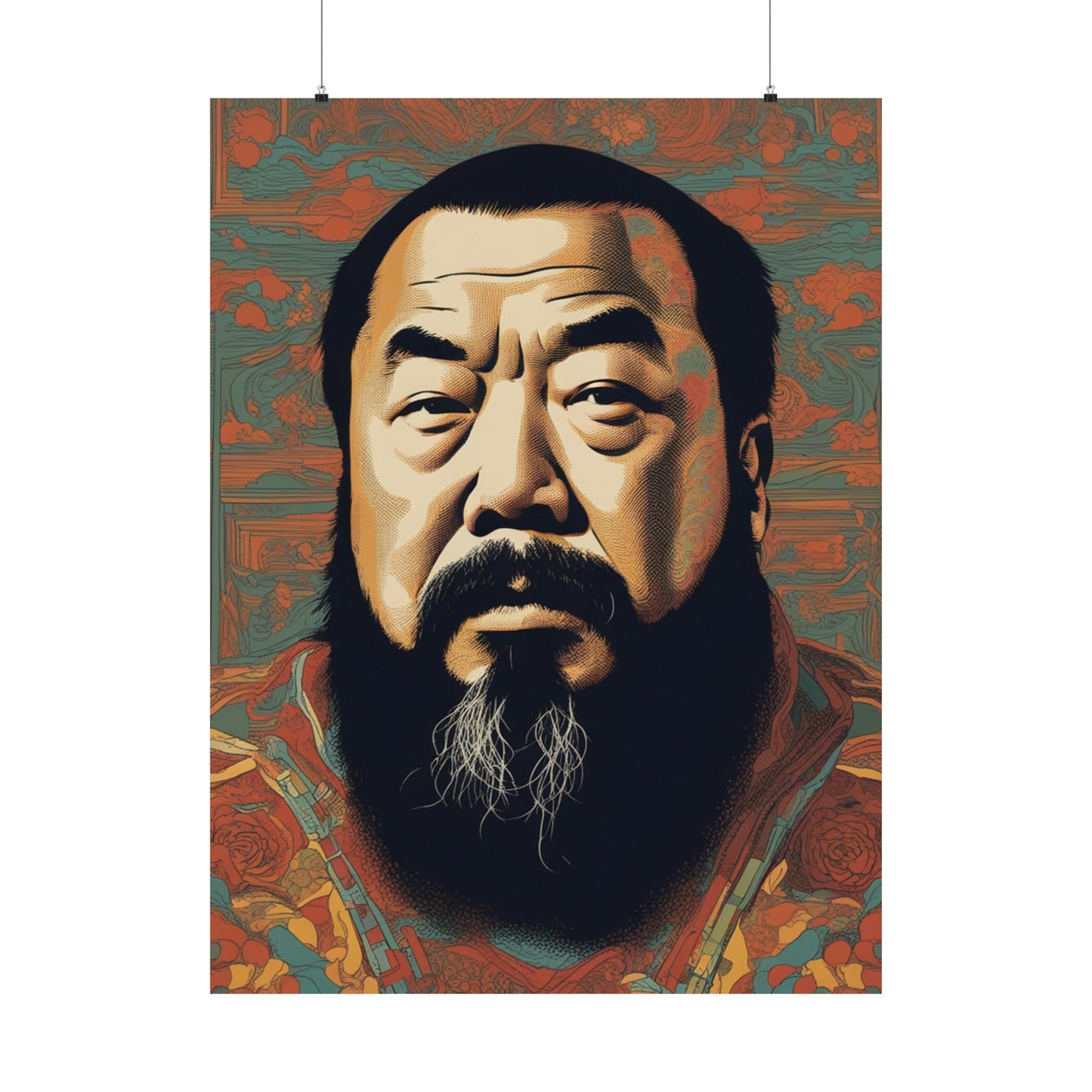 "Ai Weiwei-Inspired Death Print Poster" by PenPencilArt