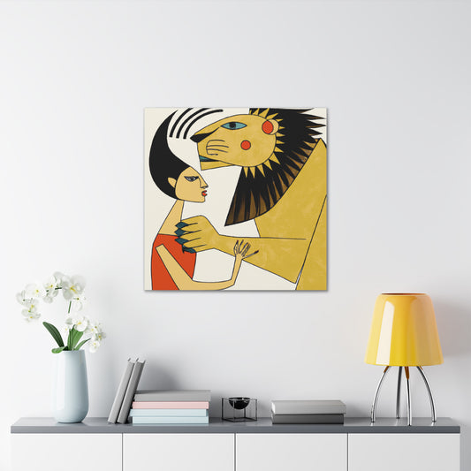 "Canvas Print of Pablo Picasso-Inspired Strength & Style" by PenPencilArt