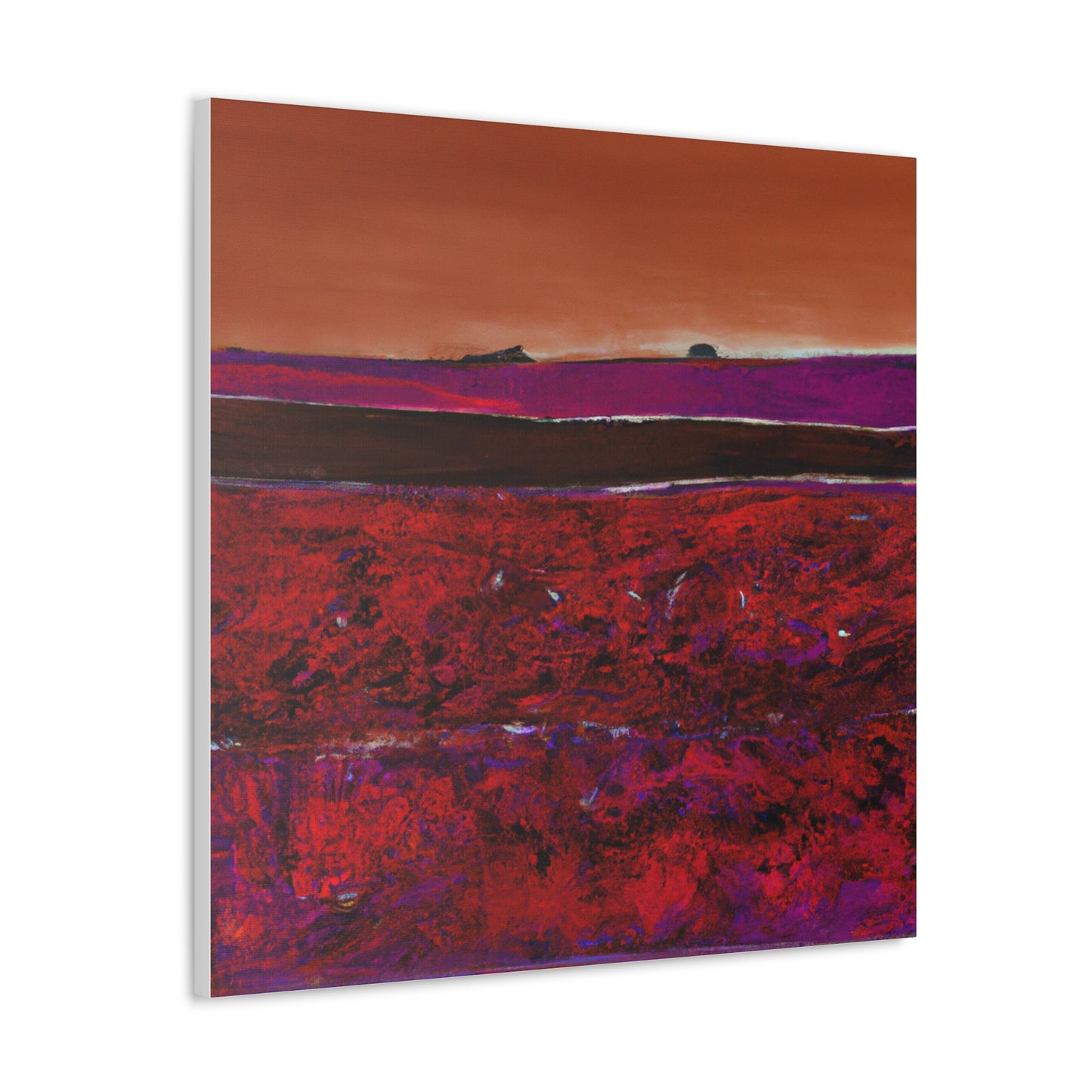 "Clyfford Still-Inspired Desert Landscape Canvas Prints" by PenPencilArt