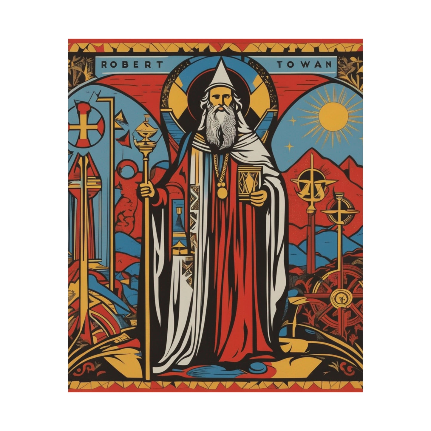 "The Hermit Limited-Edition Poster Print Inspired by Robert Indiana" by PenPencilArt