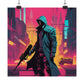 Justice Poster Prints with Cyberpunk and Neo-Figurative Styles by PenPencilArt