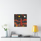 "Art Inspired by Yayoi Kusama: The Hermit Poster Print" by PenPencilArt