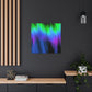 "Aurora Borealis Canvas Print Inspired by Clyfford Still" by PenPencilArt