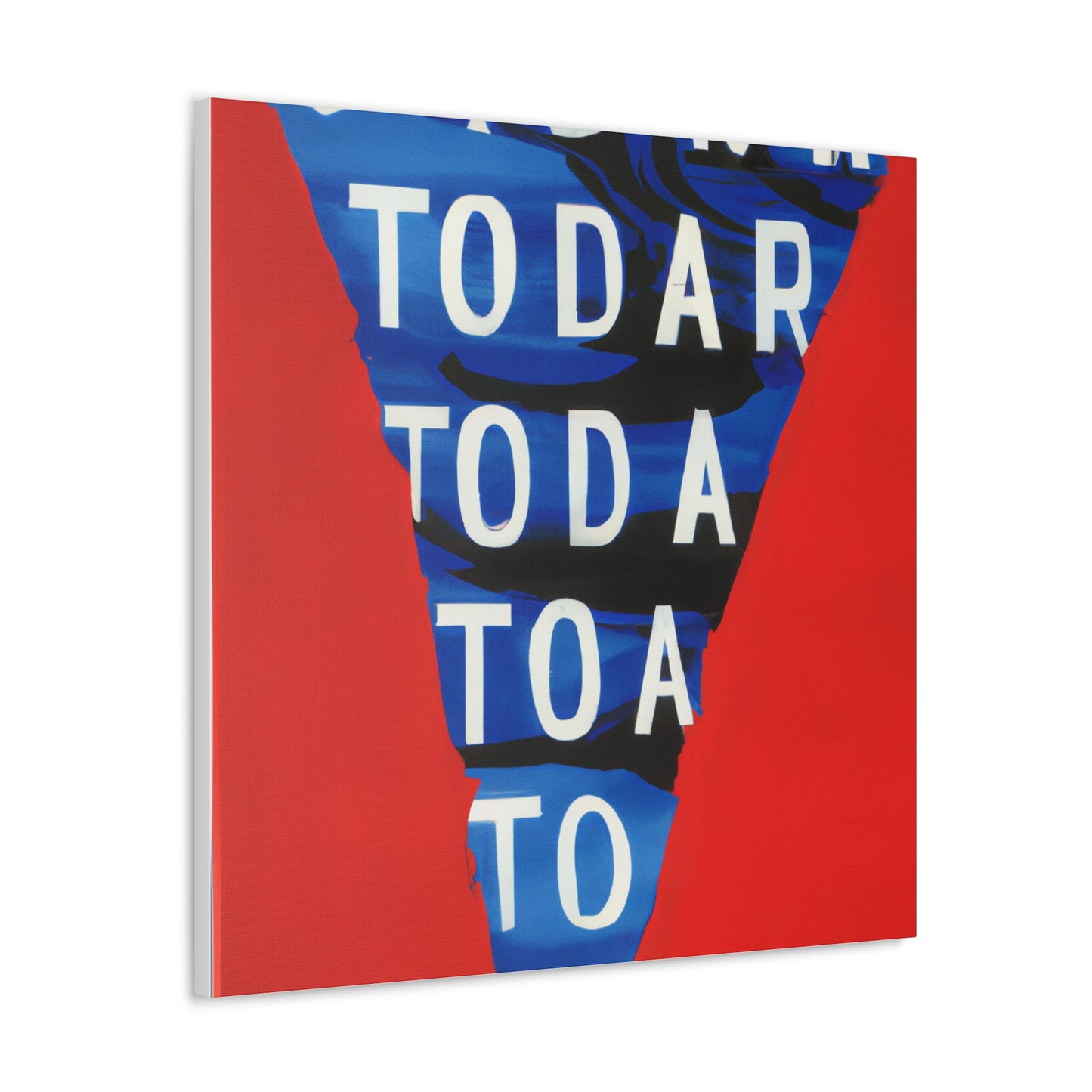 "Texas Tornado Canvas Print Inspired by Jasper Johns" by PenPencilArt