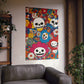 "Takashi Murakami-Inspired Death Print Poster" by PenPencilArt