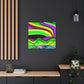 "Peter Max-Inspired Aurora Borealis Canvas Prints" by PenPencilArt