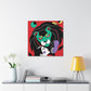 "Strength Comes to Life with Takashi Murakami-Style Canvas Print" by PenPencilArt