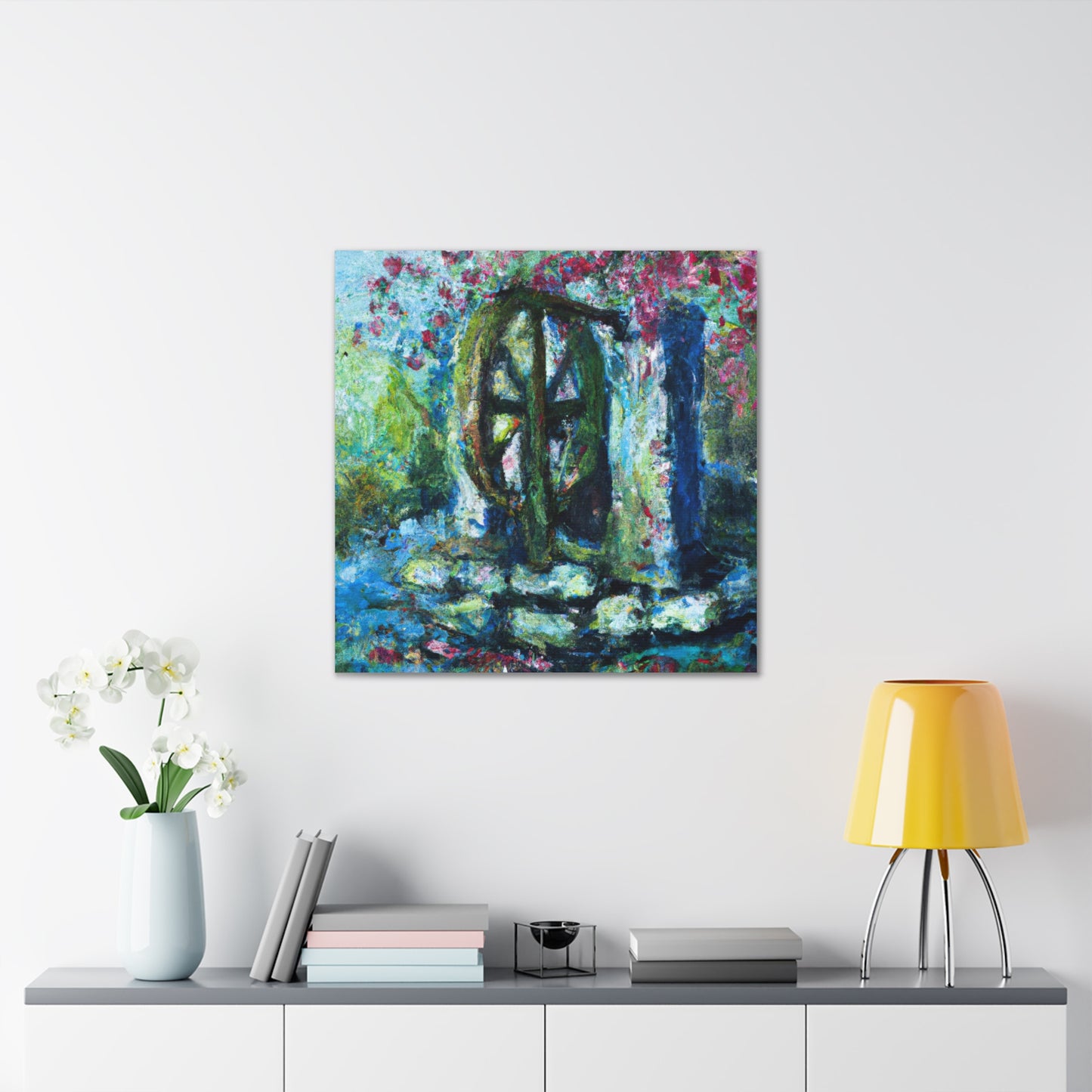 "Claude Monet-Inspired Fortune Canvas Print" by PenPencilArt