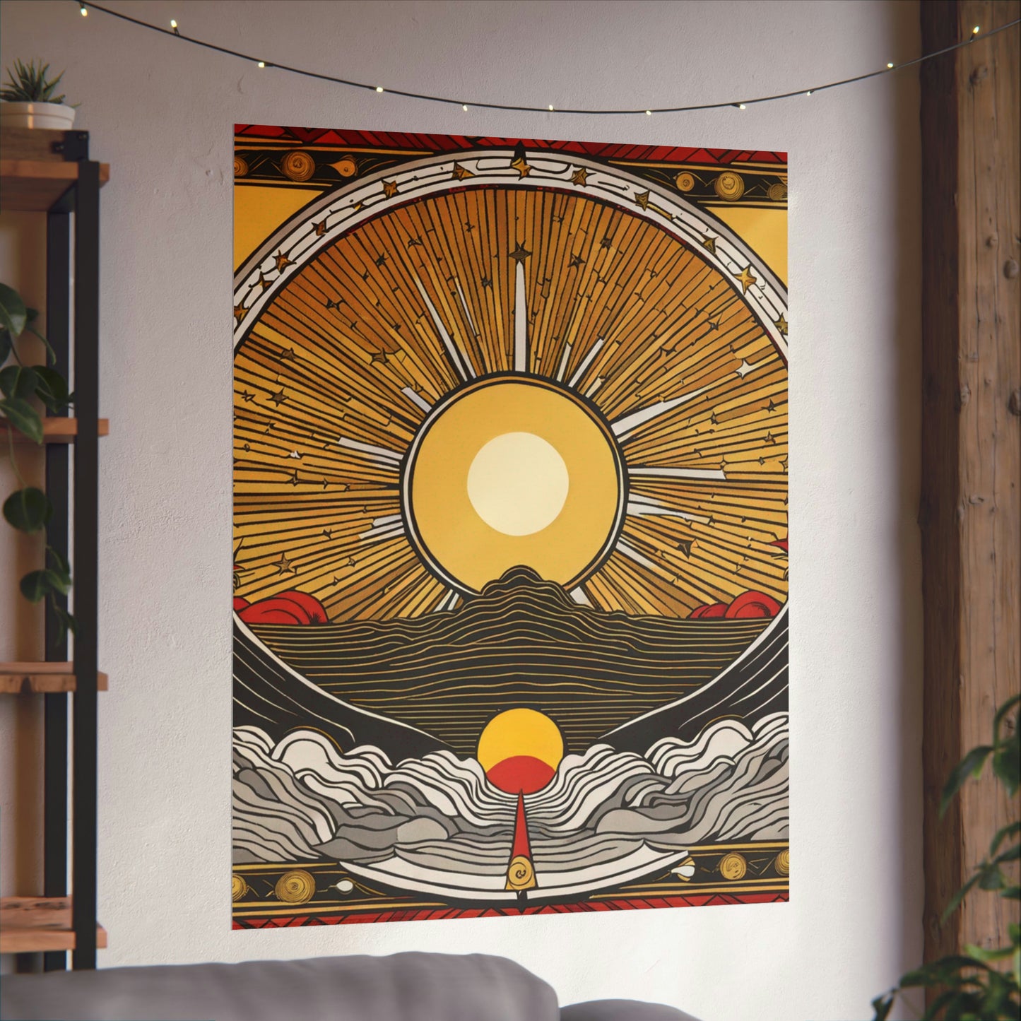 "Jason Benjamin-Inspired "The Sun" Poster Print Artwork" by PenPencilArt