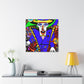 "Peter Max Inspired Magical Canvas Print | Delve into the Unseen Forces of the Universe" by PenPencilArt