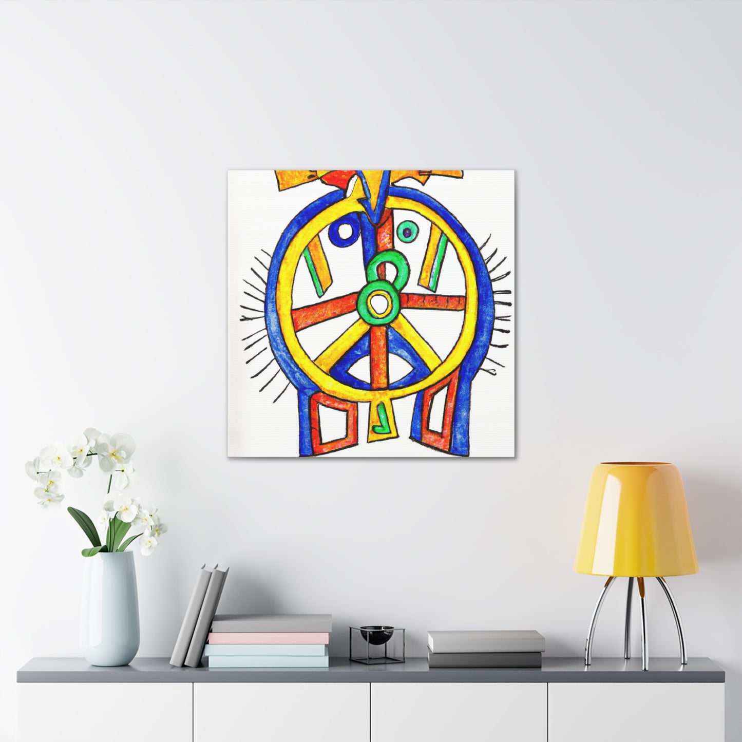 "Modern Fortune Canvas Print Inspired by Pablo Picasso" by PenPencilArt