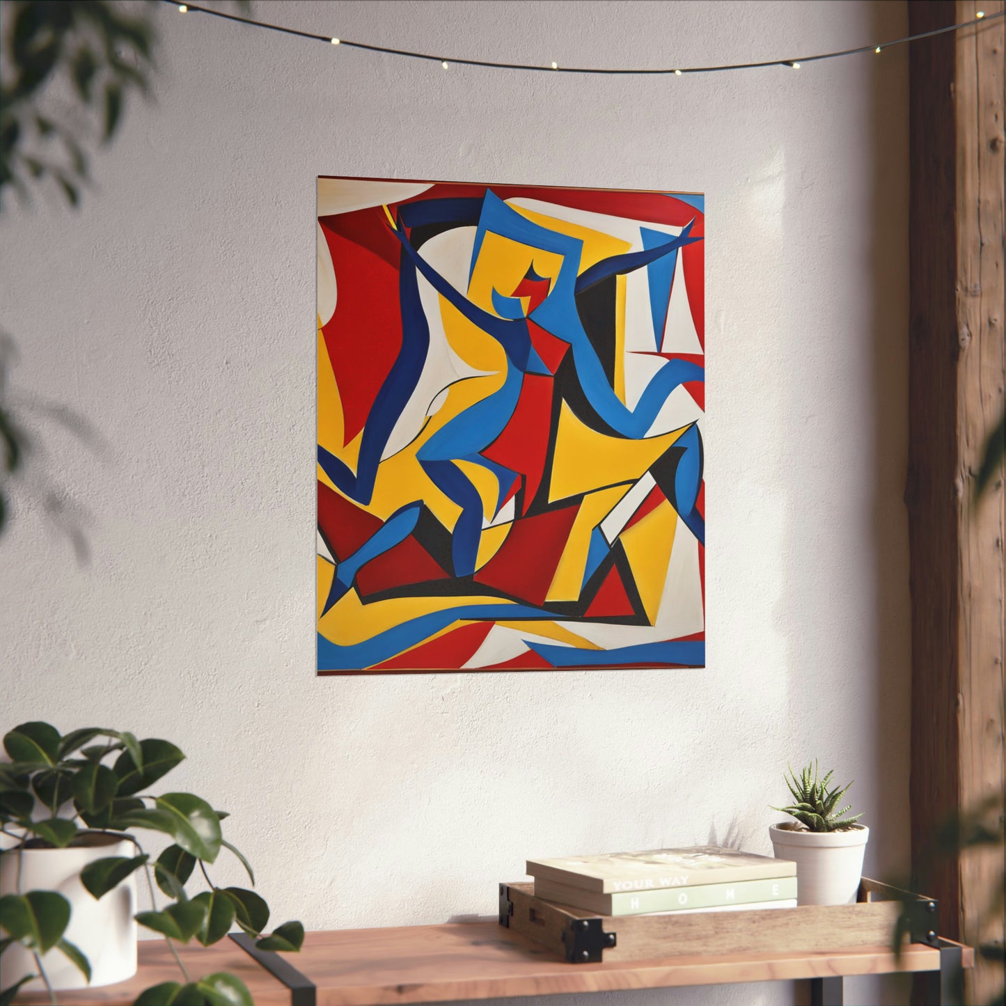 "The Art of Justice: A Willem de Kooning-Inspired Poster Print" by PenPencilArt