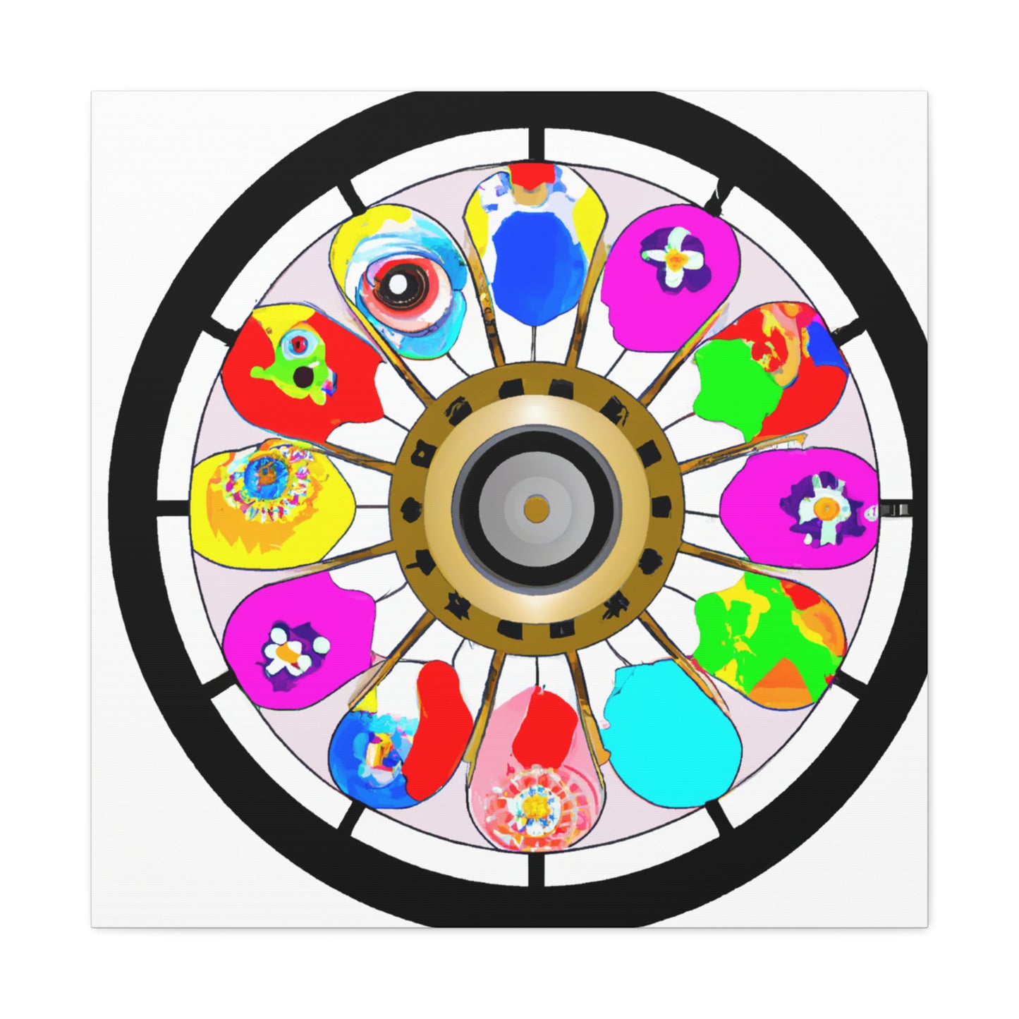 "Fortune-Inspired Takashi Murakami Canvas Prints" by PenPencilArt