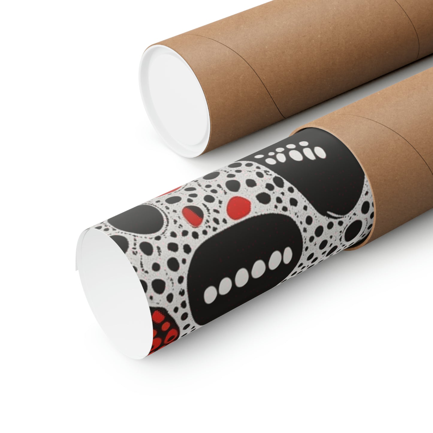 "Yayoi Kusama-Inspired 'Death' Poster Prints" by PenPencilArt