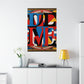 "Robert Indiana-Inspired Justice Poster Print" by PenPencilArt