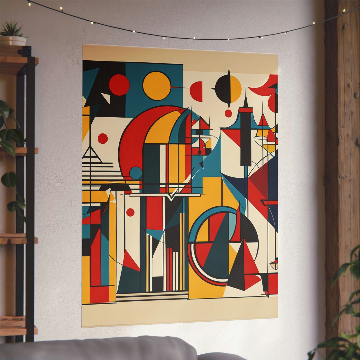 "Abstract Kandinsky-Inspired Justice Poster Print" by PenPencilArt