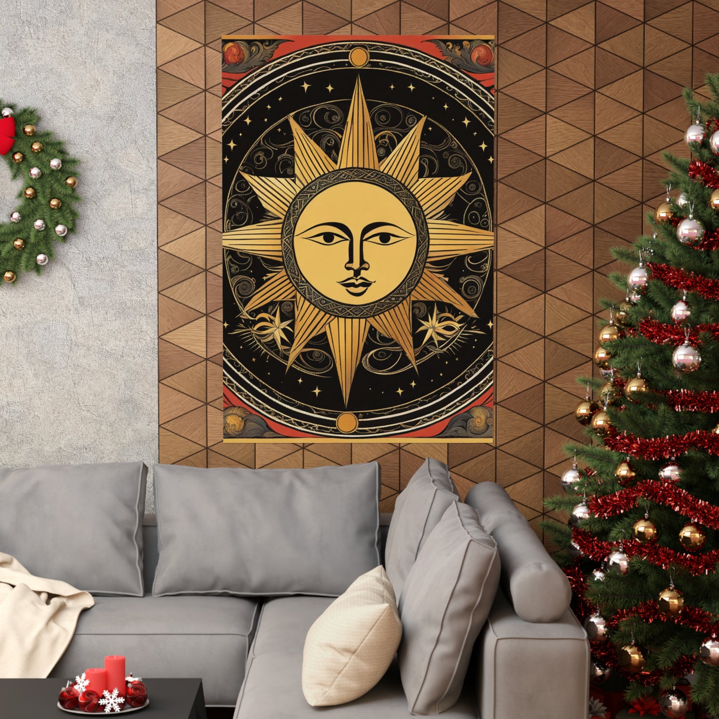 "Contemporary Wall Art Poster Print Featuring 'The Sun' by James Gill" by PenPencilArt