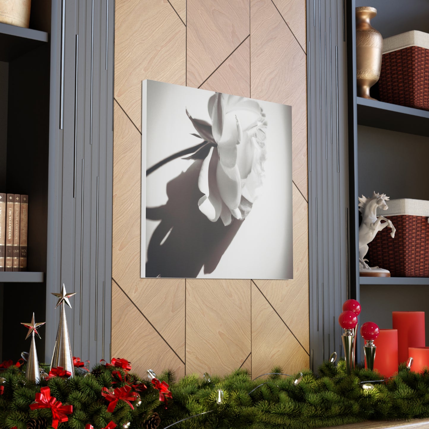 "Mel Ramos Inspired Floral Canvas Prints" by PenPencilArt