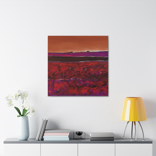 "Clyfford Still-Inspired Desert Landscape Canvas Prints" by PenPencilArt