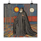 "The Hermit Poster Inspired by Jasper Johns | Modern Art Decor" by PenPencilArt