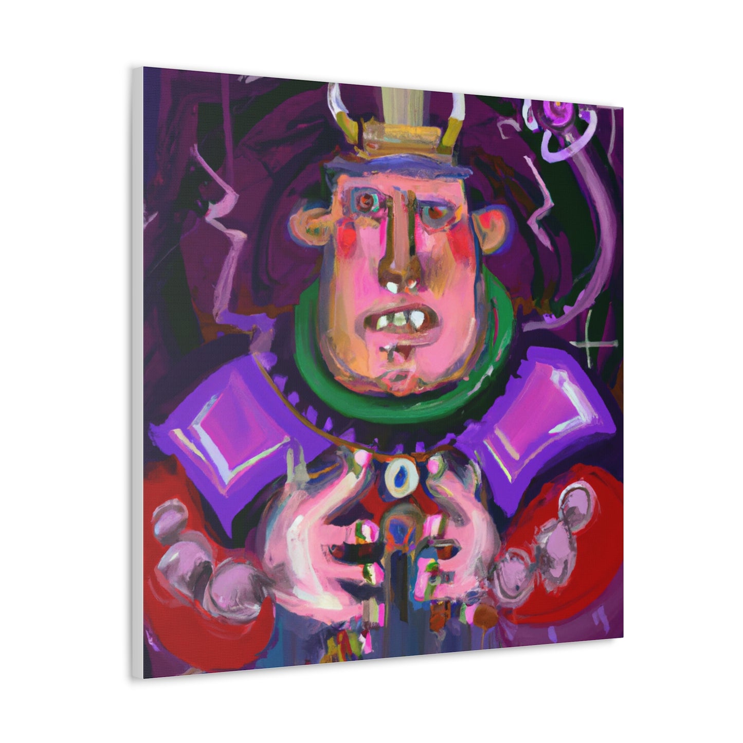 "Magician Art Canvas Print Inspired by Wassily Kandinsky" by PenPencilArt