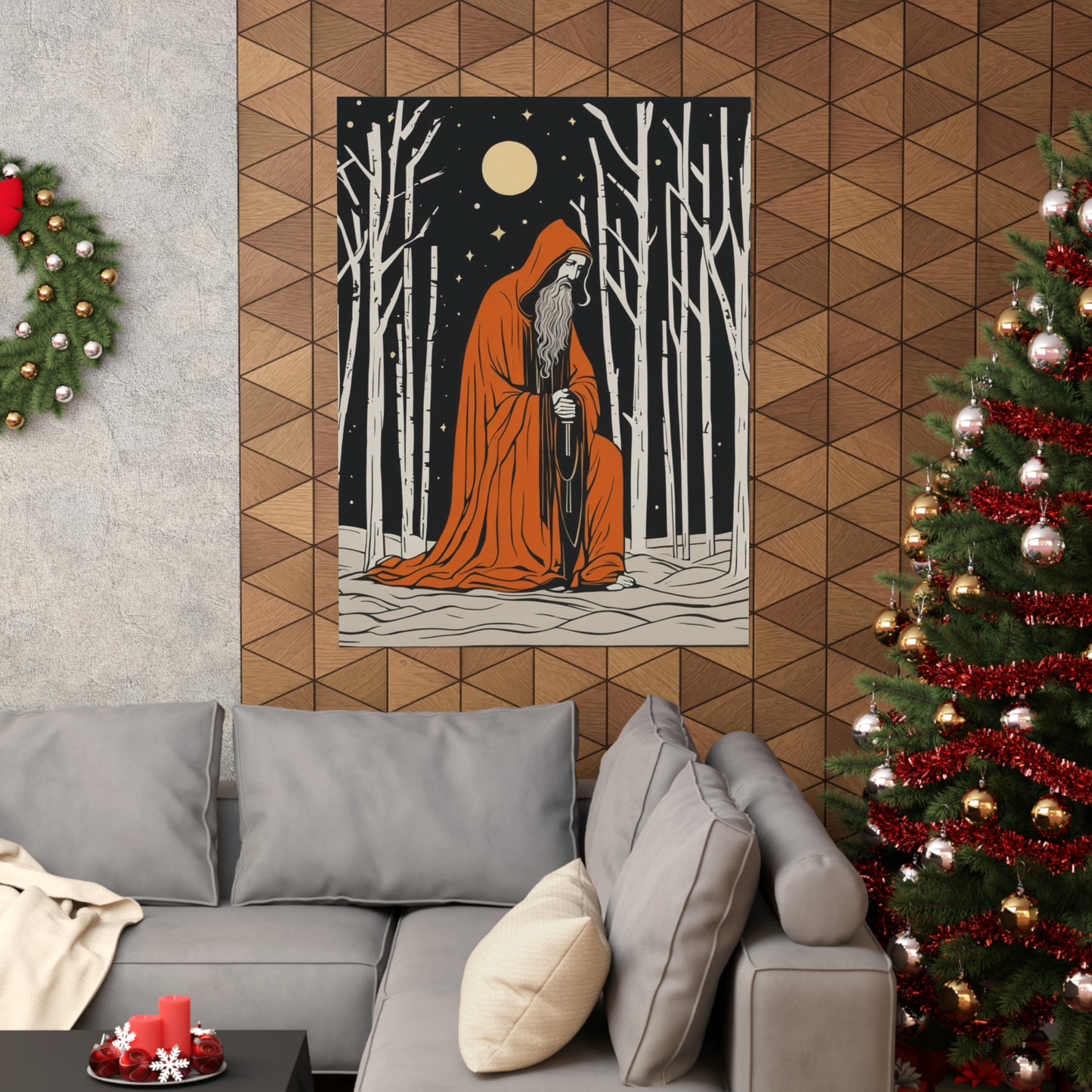 "Art Print of "The Hermit" Inspired by Clyfford Still - Decor Your Home" by PenPencilArt