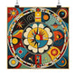 "Abstract 'The Sun' Poster Art Inspired By Wassily Kandinsky" by PenPencilArt