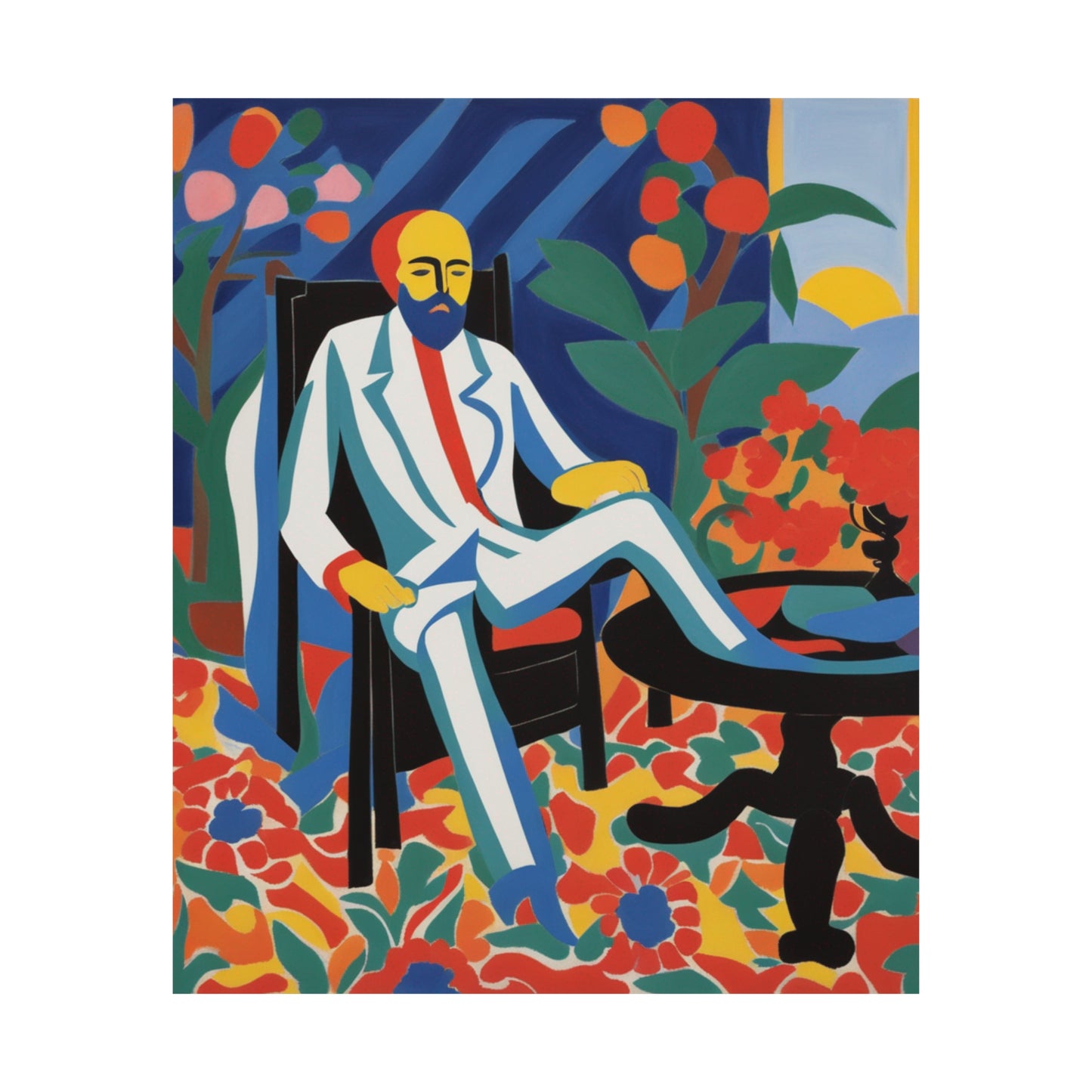 "Henri Matisse-Inspired Death Poster Prints" by PenPencilArt