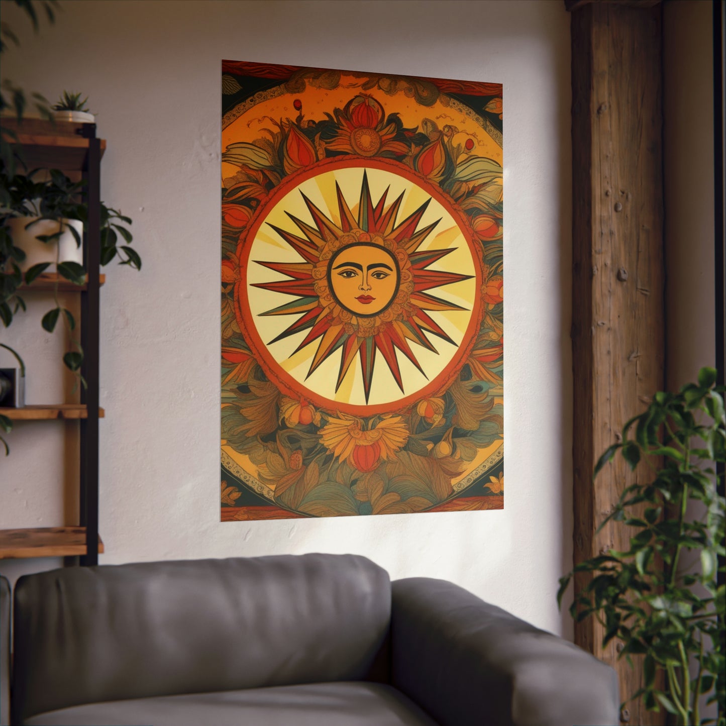 "Frida Kahlo-Inspired "The Sun" Poster Print" by PenPencilArt