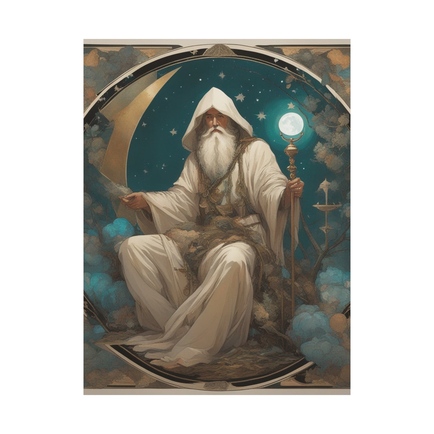 "Krenz Cushart-Inspired Hermitin Poster Print by Kawacy & Neoism" by PenPencilArt