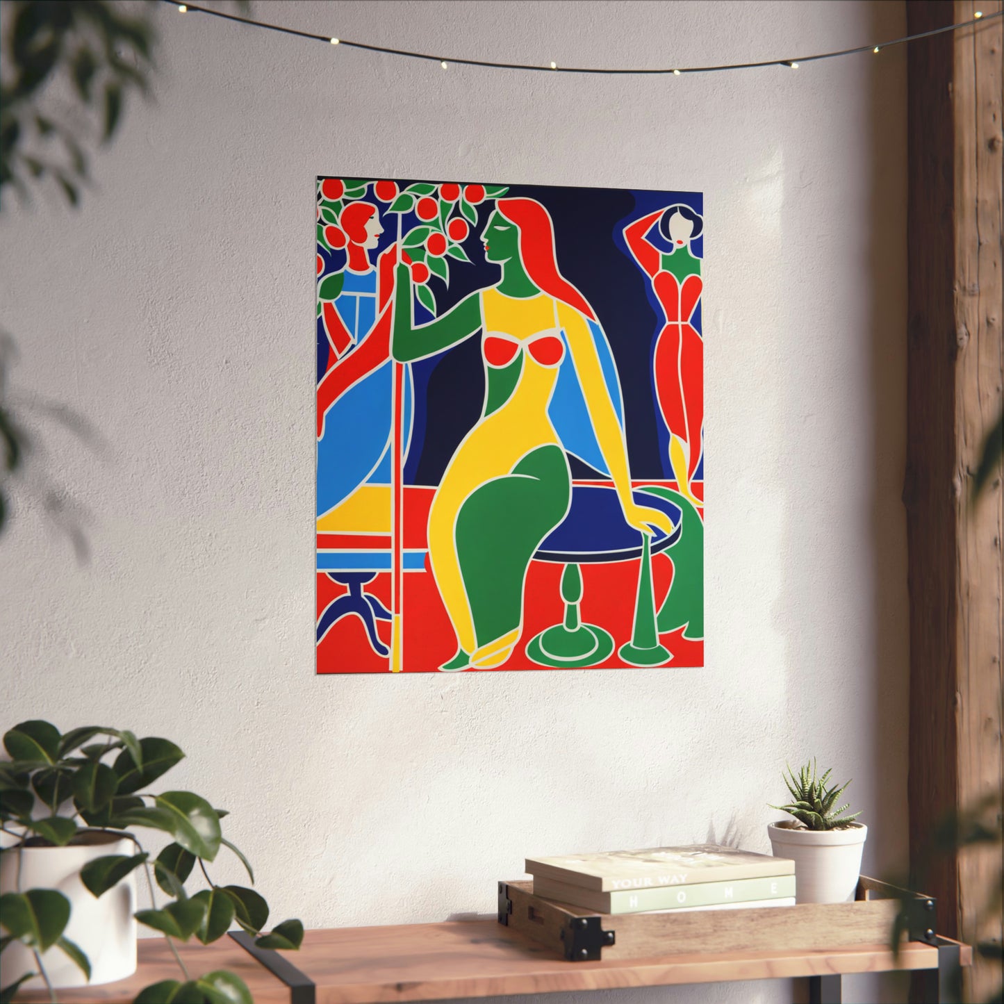 "Matisse-Inspired Justice Poster Print: Peaceful Art Comes Alive" by PenPencilArt