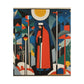 "Kazimir Malevich-Inspired The Hermitin Poster Print" by PenPencilArt