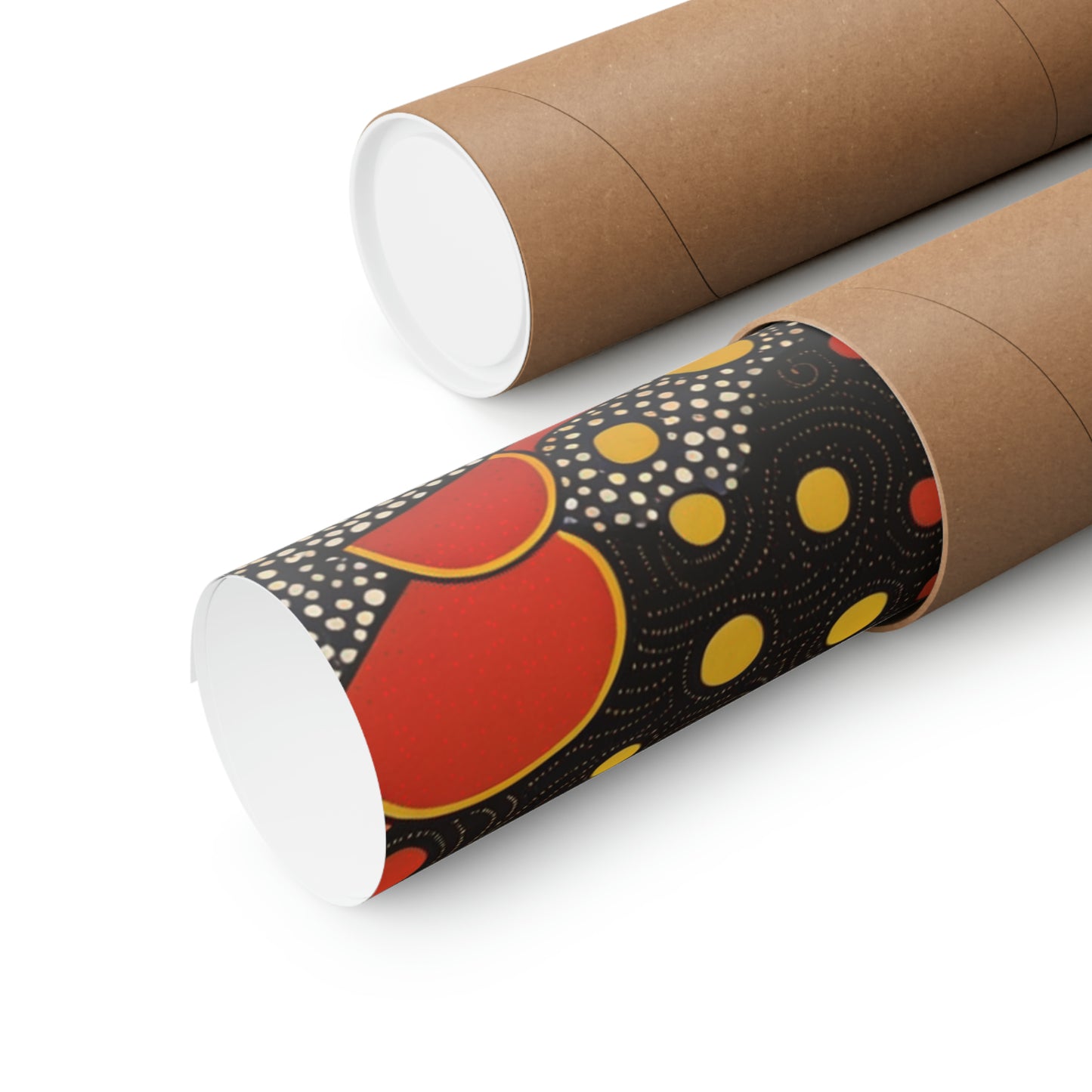 "Yayoi Kusama Inspired Sun Poster Print" by PenPencilArt