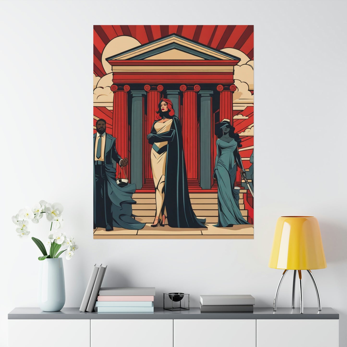 "Justice Art Print: Inspired by Artist Jason Benjamin" by PenPencilArt