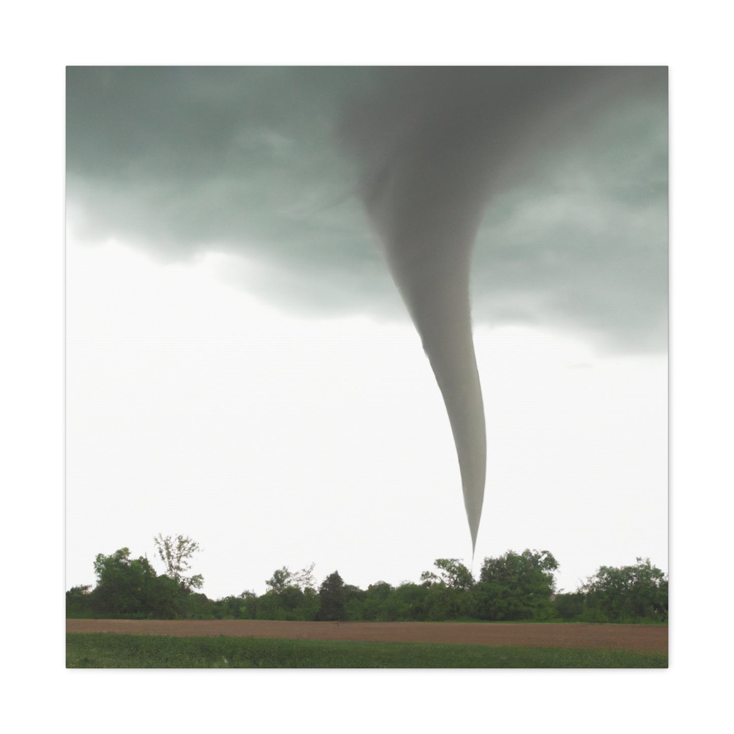 "Texas Tornado Canvas Print Inspired by Mel Ramos" by PenPencilArt