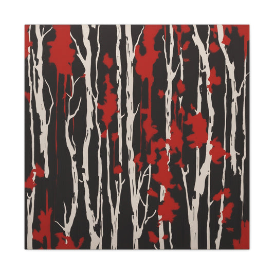 "Clyfford Still Style Death Art:Canvas Prints Available" by PenPencilArt