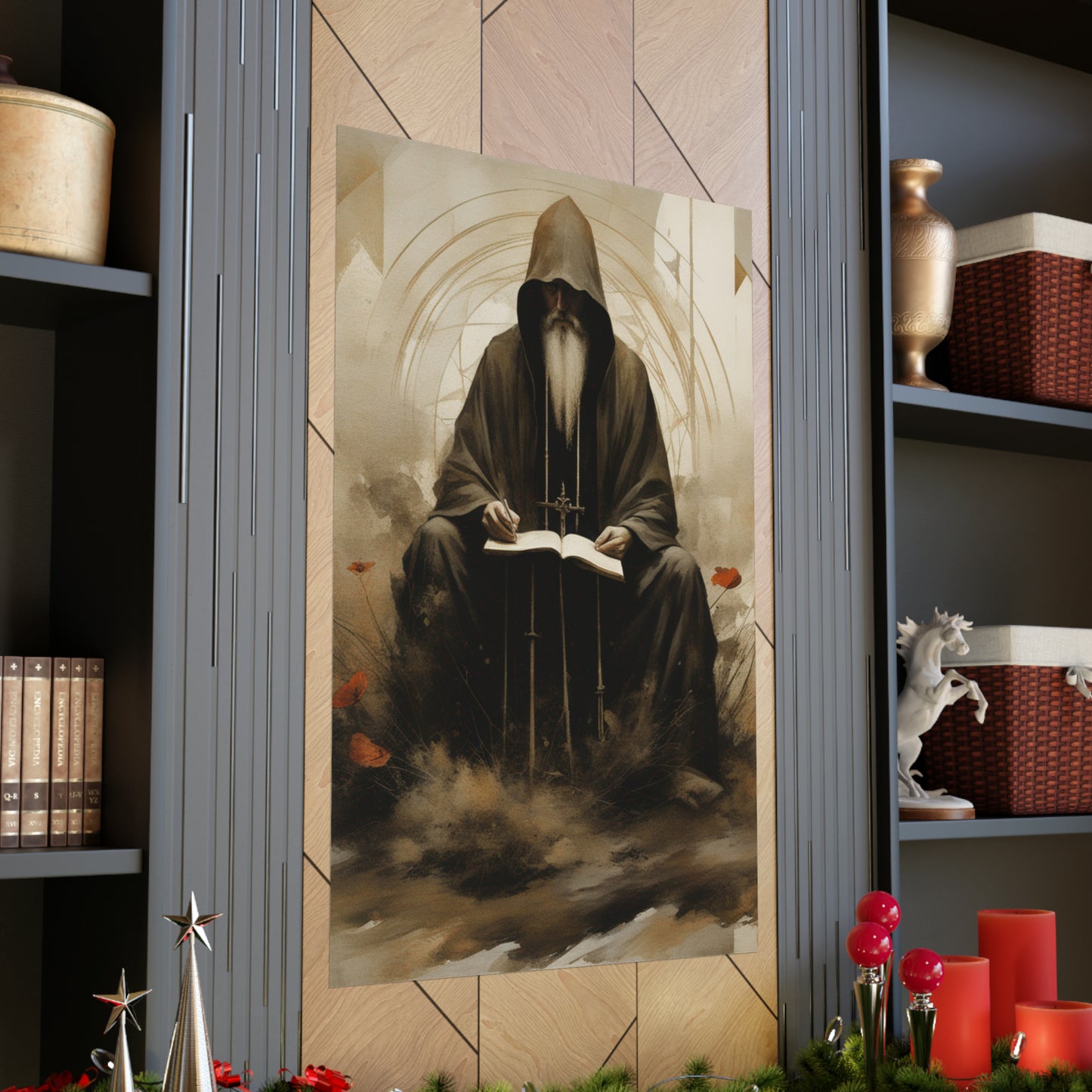 "Fine Art Poster Prints Inspired by Brad Kunkle, Russ Mills, and Andrey Gordeev: The Hermit" by PenPencilArt