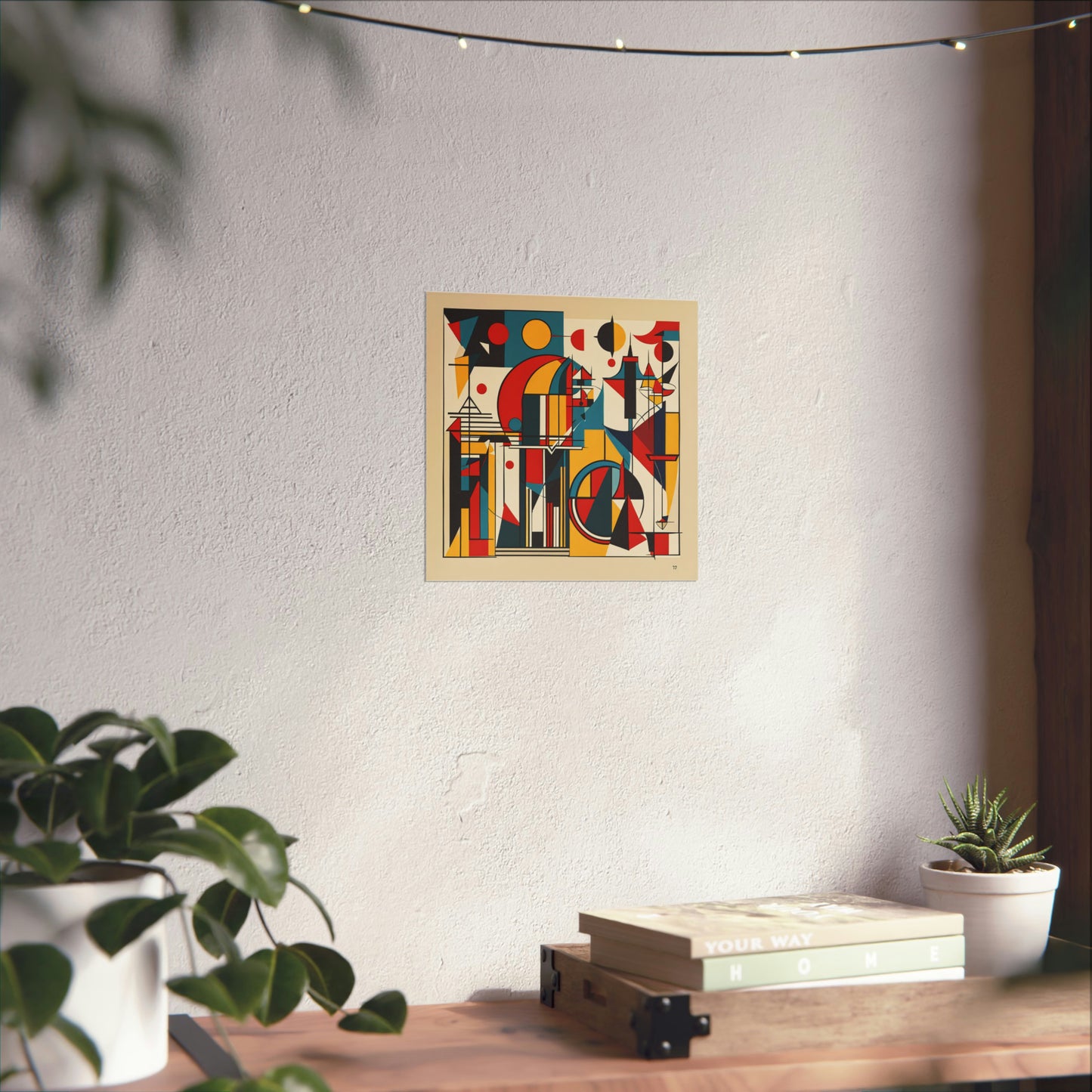 "Abstract Kandinsky-Inspired Justice Poster Print" by PenPencilArt