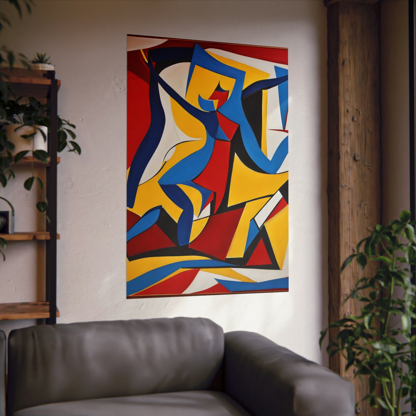 "The Art of Justice: A Willem de Kooning-Inspired Poster Print" by PenPencilArt