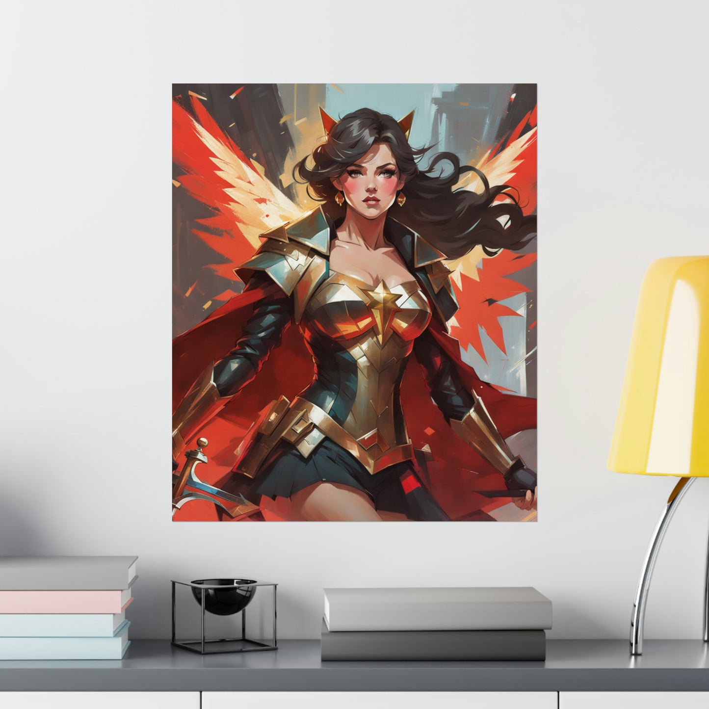 "Krenz Cushart-Inspired Justice Print from Kawacy & Neoism" by PenPencilArt